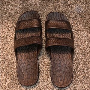 Brand new jesus sandals